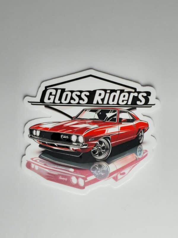 gloss riders sticker